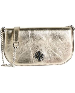 Tory Burch Medium Flap Shoulder Bag - Natural