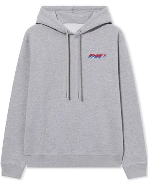 Off-White c/o Virgil Abloh Shadow Logo Hoodie - Grey