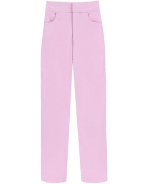 GIUSEPPE DI MORABITO Embellished Tailored Trousers - Pink
