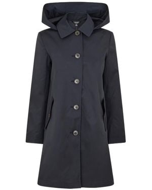 Ralph Lauren Real Leather Trench Coat - Blue