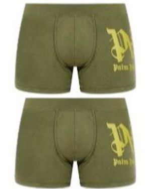 Palm Angels Boxer Brief Set - Green