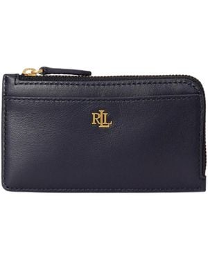 Ralph Lauren Card Case Around Purse - Blue