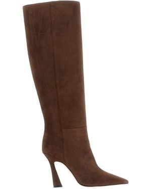Stuart Weitzman High-Heeled Tall Boots - Brown