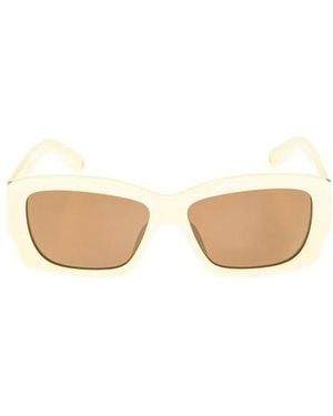 Jacquemus Rectangle Frame Sunglasses - Natural