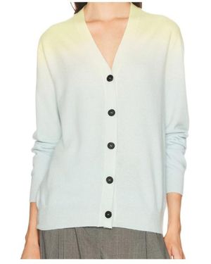 Jil Sander Buttoned Gradient Cardigan - Grey