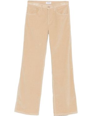 Dondup Jacklyn Wide-Leg Corduroy Trousers - Natural