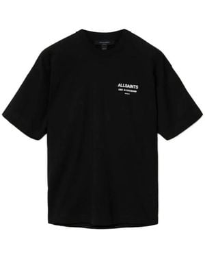 AllSaints Short-Sleeved T-Shirt - Black