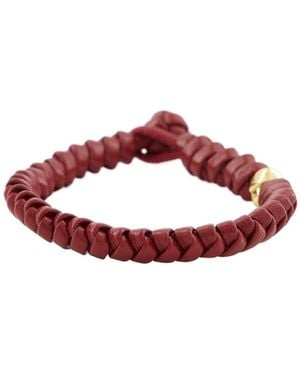 Bottega Veneta Knot Bracelet - Red