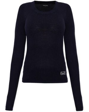 DSquared² Long-Sleeved Pullover - Blue