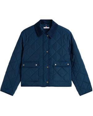 Tommy Hilfiger Padded Quilted Jacket - Blue
