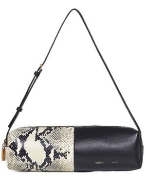 KHAITE Kye Panelled Shoulder Bag - Metallic