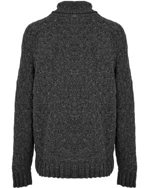 BOSS Versatile Casual Turtleneck Sweater - Gray