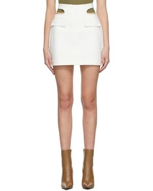 Dion Lee Y-Front Mini Skirt - Black