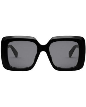 Celine Oversized Square-Frame Sunglasses - Black