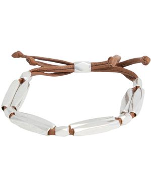 Isabel Marant Metalleather Bracelet - White