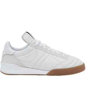 Courreges Low-Top Leather Trainers - White