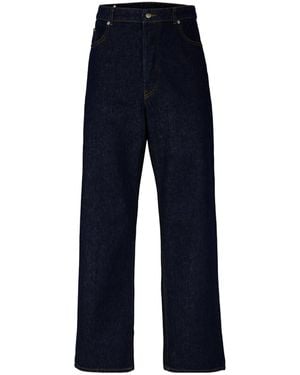 Dries Van Noten High-Waisted Jeans - Blue