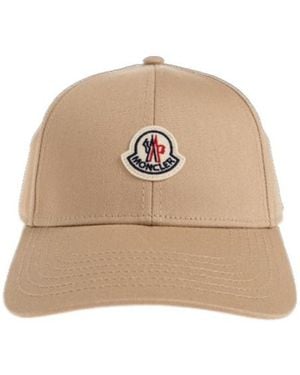 Moncler Logo Patch Baseball Cap - Natural