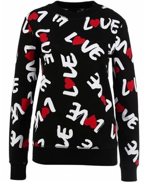 Moschino Printed Jumper - Black