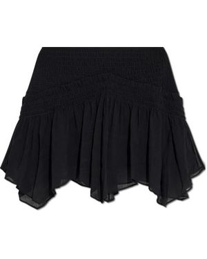 AllSaints Asymmetric Mini Skirt - Black