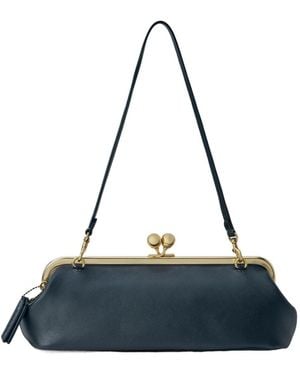 COACH Kisslock Frame 30 Shoulder Bag - Blue