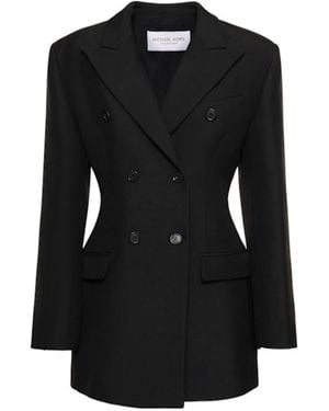 Michael Kors Double-Breasted Suit Jacket - Black