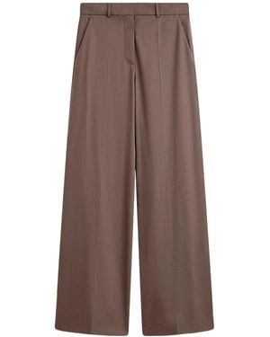 JOSEPH High Waist Casual Trousers - Brown