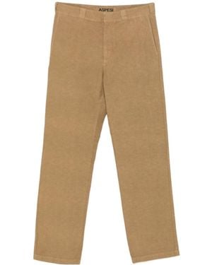 Aspesi Straight-Leg Casual Trousers - Natural