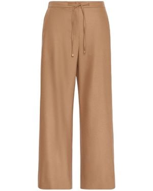 Max Mara Drawstring Casual Pants - Natural
