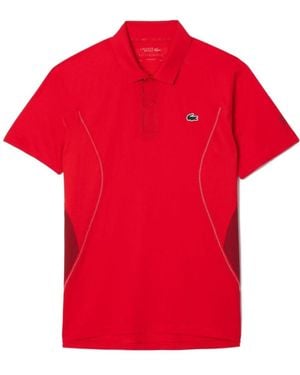 Lacoste Versatile Shortsleeve Top - Red