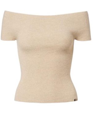Extreme Cashmere N381 Libra Cashmere-Blend Top - Natural