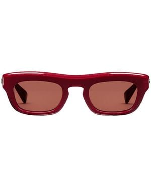 Gucci Rectangular Lens Sunglasses - Pink