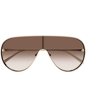 McQueen Eyewear Shield Frame Sunglasses - Multicolour