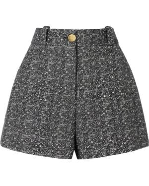 Blazé Milano Antalyateke Tweed Shorts - Grey