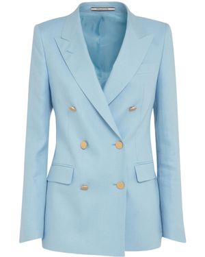 Tagliatore Parigi Double Breasted Tailored Blazer - Blue