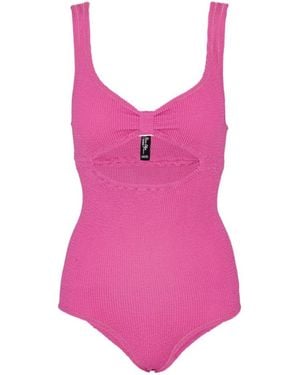 ROTATE BIRGER CHRISTENSEN Cut-Out Swimsuit - Pink