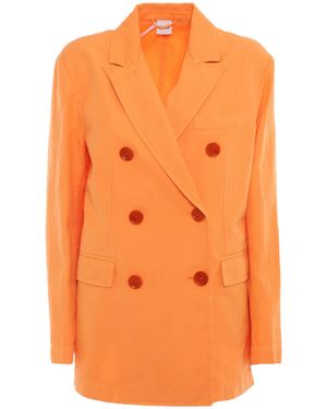 Aspesi Blazer À Boutonnière Croisée - Orange
