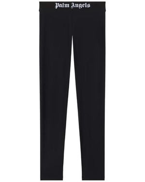 Palm Angels Classic Logo Sport Leggings - Black