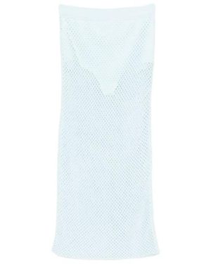 Jonathan Simkhai Elasticated-Waistband Midi Skirt - White
