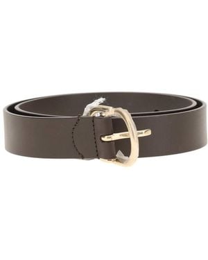 Dior Buckle Belt - White