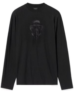 Gucci Crewneck Long-Sleeve T-Shirt - Black