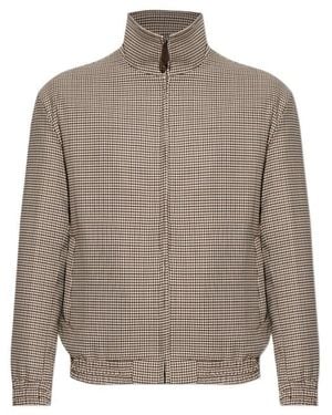 Etro Quilted Check Jacket - Grey