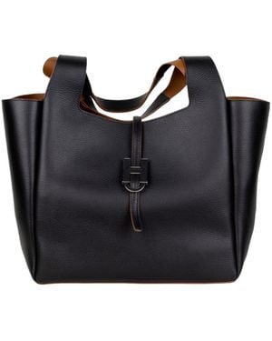 Hogan Logo Handbag - Black