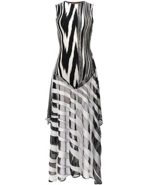 Missoni Tray Pattern Sleeveless Jumpsuit - White