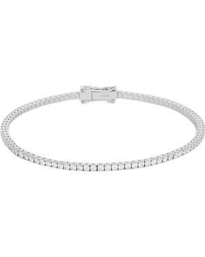 Celine Tennis Bracelet - White