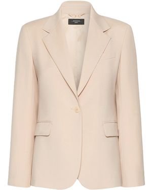 Weekend by Maxmara Long-Sleeved Suit Jacket - Natural