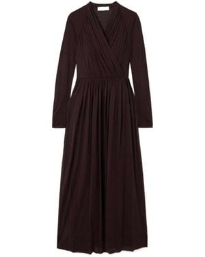 Tory Burch Wrap Design Dress - Purple