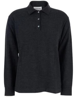 P.A.R.O.S.H. Polo-Neck Button Polo Shirt - Black