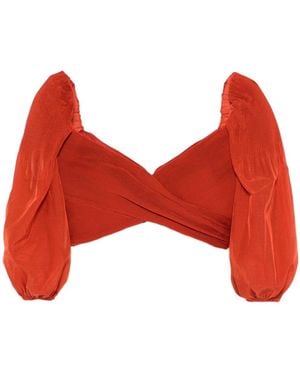 Zimmermann Pleated Top - Red