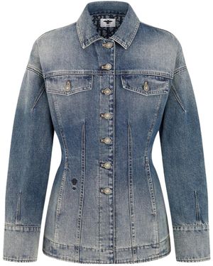 Dior Fitted Denim Jacket - Blue